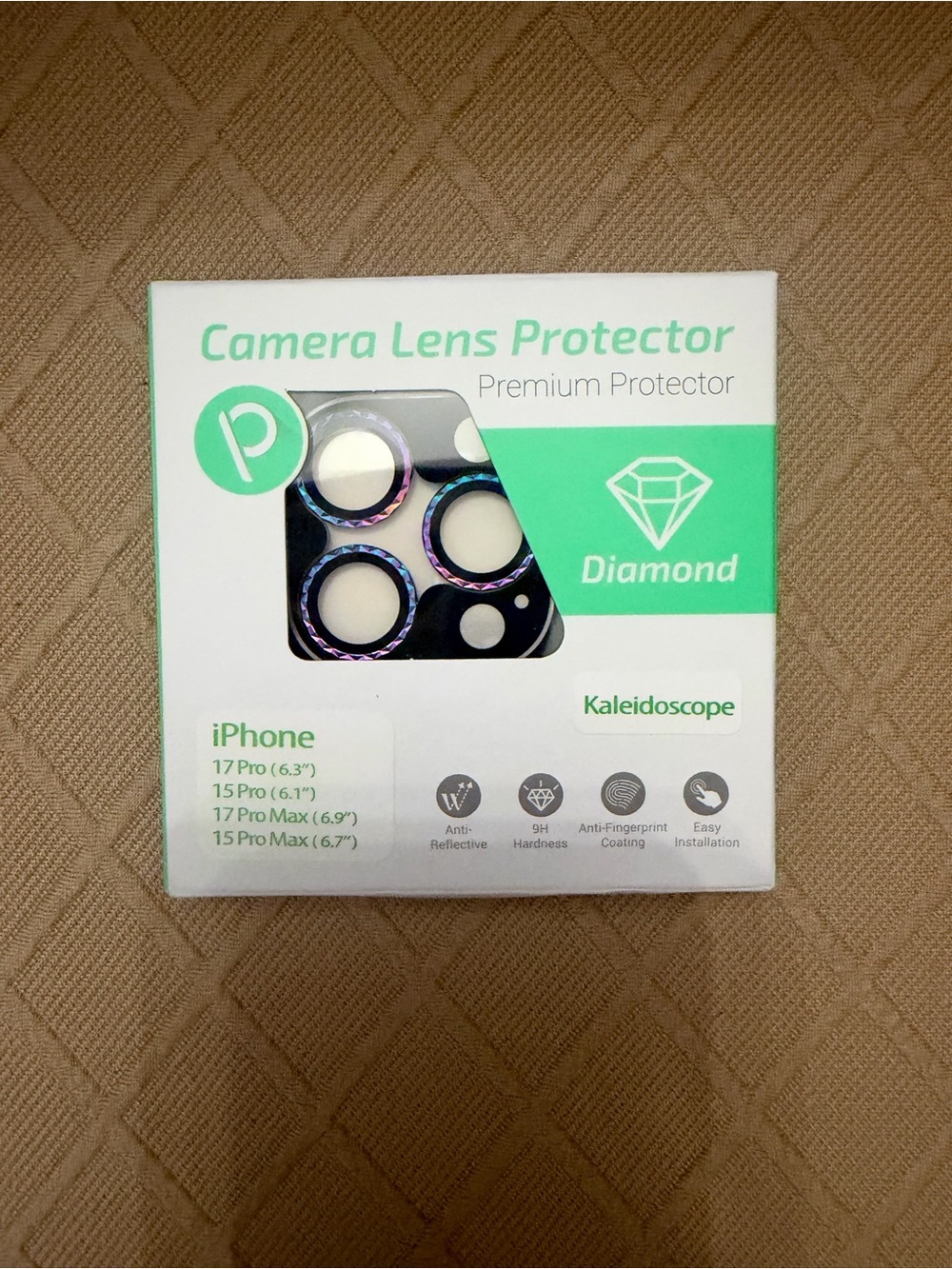 iPhone 15/17 pro/pro max Camera Lens Protector for iPhone - Kaleidoscope
